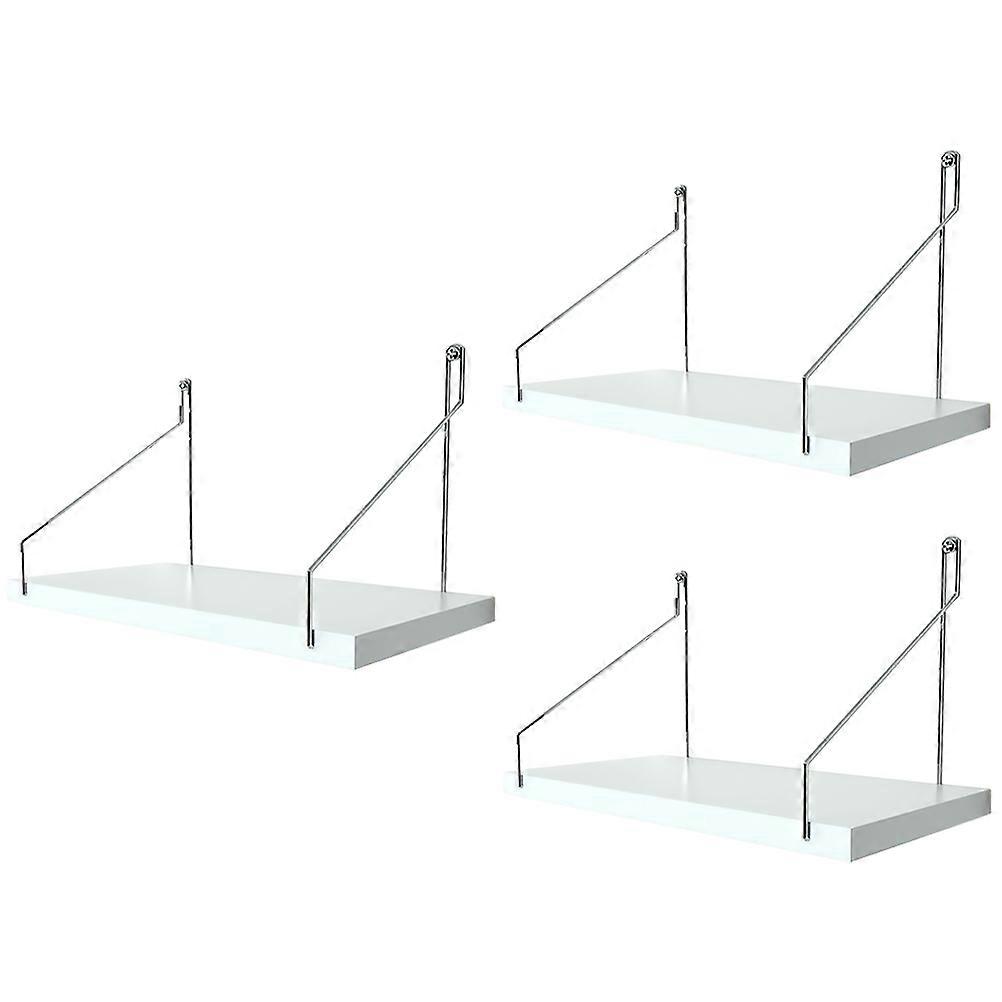 Wall Mount Rack Floating Shelves for Home Use 3Pcs Storage Set