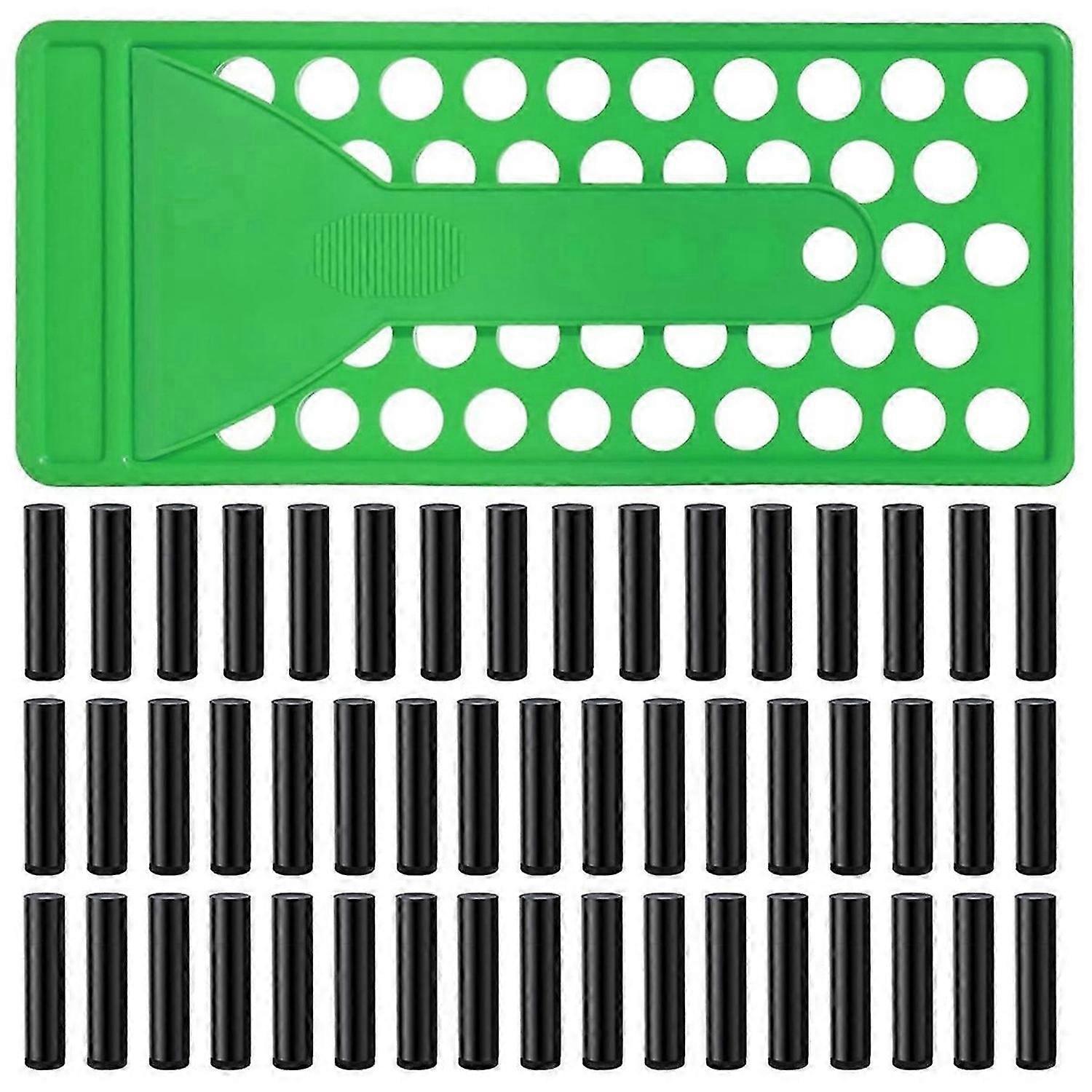 Lip Balm Crafting Kit, 50 Pieces Empty Lipsticks Filling Tubes Mold Handmade Set Pallet with Scraper