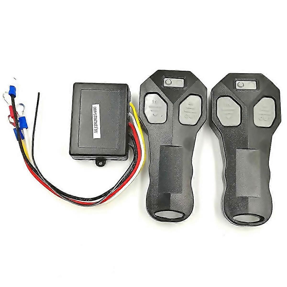 For Universal Car Wireless Winch Remote Control With Twin Handset Two Matched Mitters