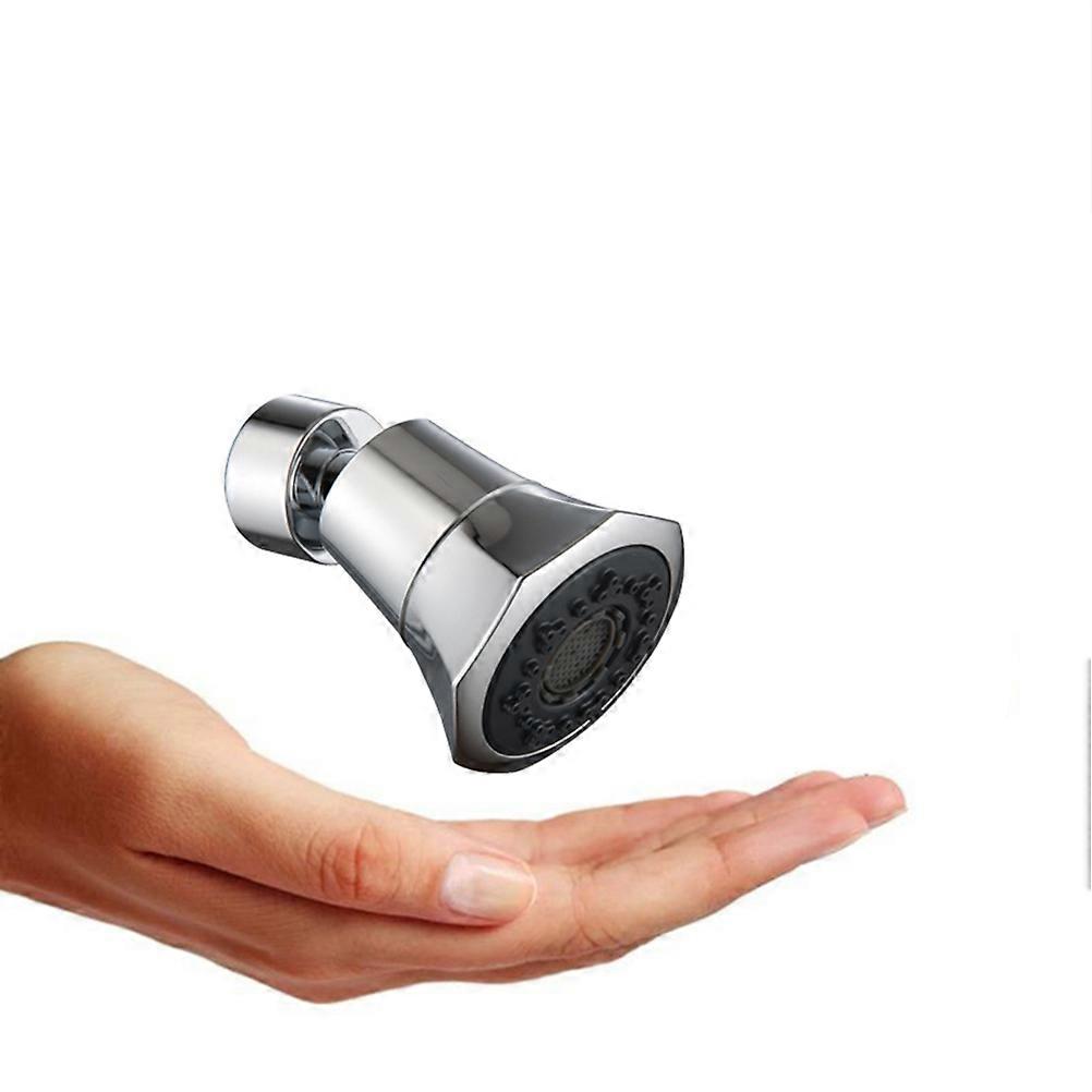 Faucet Nozzle Water Saving Aerator Tap for Kitchen Use 2Pcs Silver