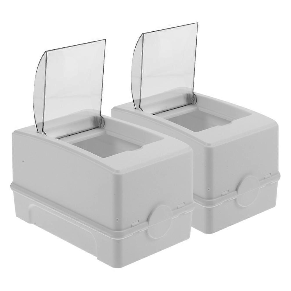 Distribution Protection Box Breaker Box for Outdoor Use 10Pcs White ABS Material