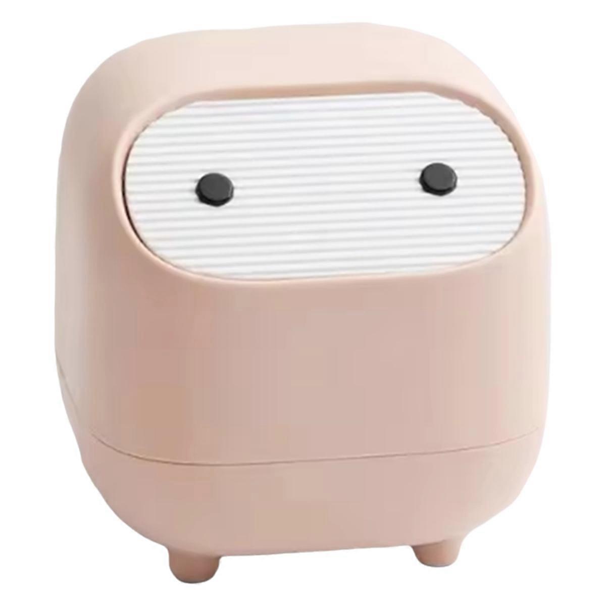 New Desktop Trash Can Small Office Mini Double Layer Trash Can Cute Mini Trash Storage Box