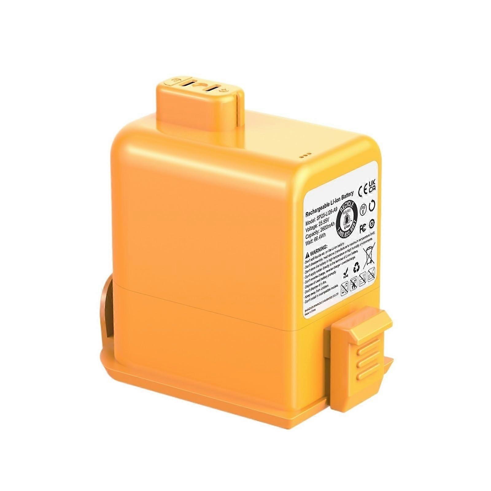 25.55V 2600mAh Vacuum Cleaner Lithiumion Battery Pack For LG Cord Zero A9 A9 A905M A907GMS A9 Max Master