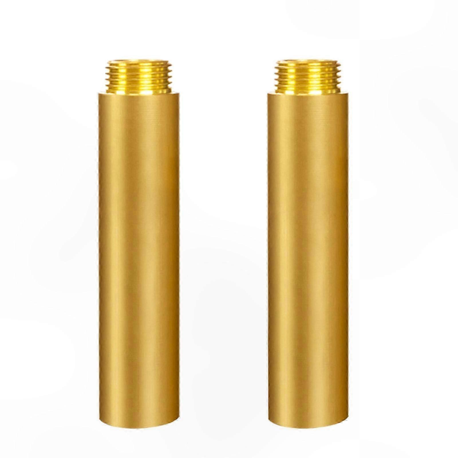 Durable 1/2 Inch Hose Extension Set of 2 for Plumbing Applications Vertical or Horizontal Use Long Lasting Pipe Adapter Fittings