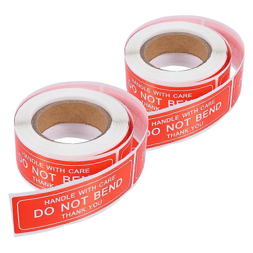Self-Adhesive Moving Labels for Handle with Care Featuring 6 Rolls