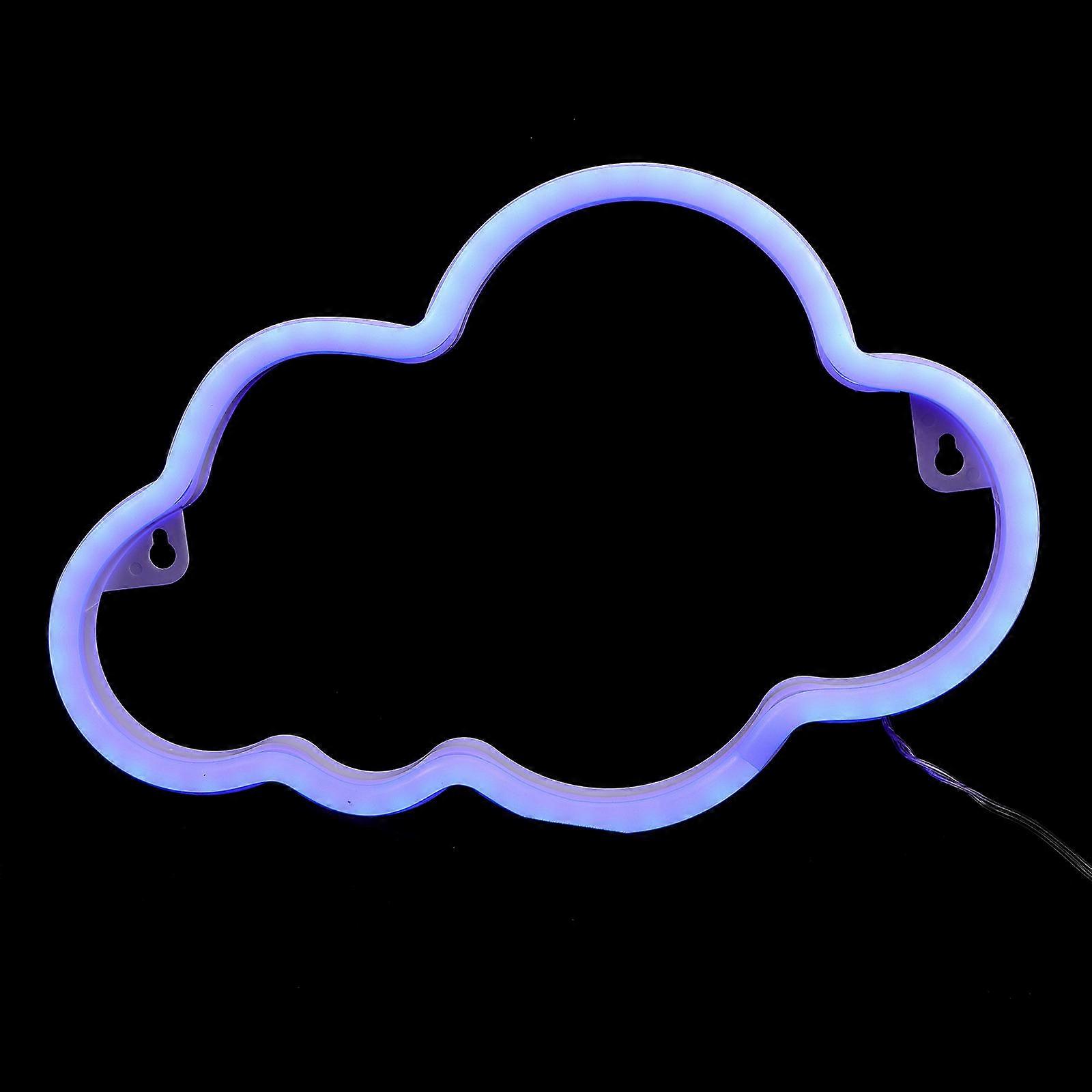LED Cloud Neon Lights Decorative Neon Lamp for Decor 1Set Cloud Shape