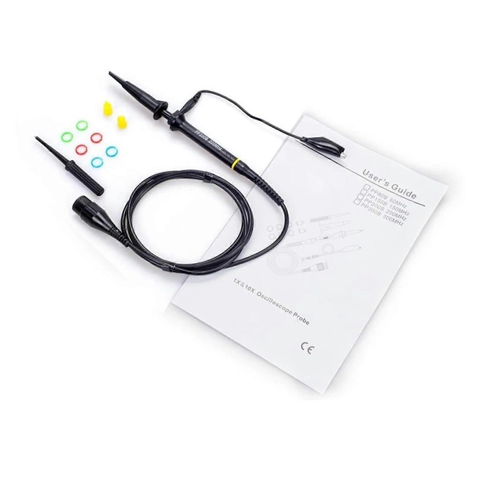 Digital Oscilloscope Probe X1 X10 X100 80/100/150/200/250 MHz Oscilloscope Test Probes PP250