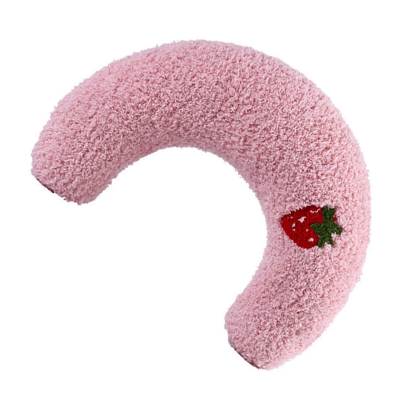 UShaped Cat Pillow Plush Neck Support Cushion For Sleeping Indoor Use Soft Cat Pillow