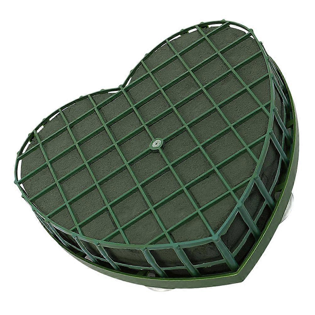 Wedding Car Floral Foam Heart Shape for DIY with Suction Cup 1 Piece