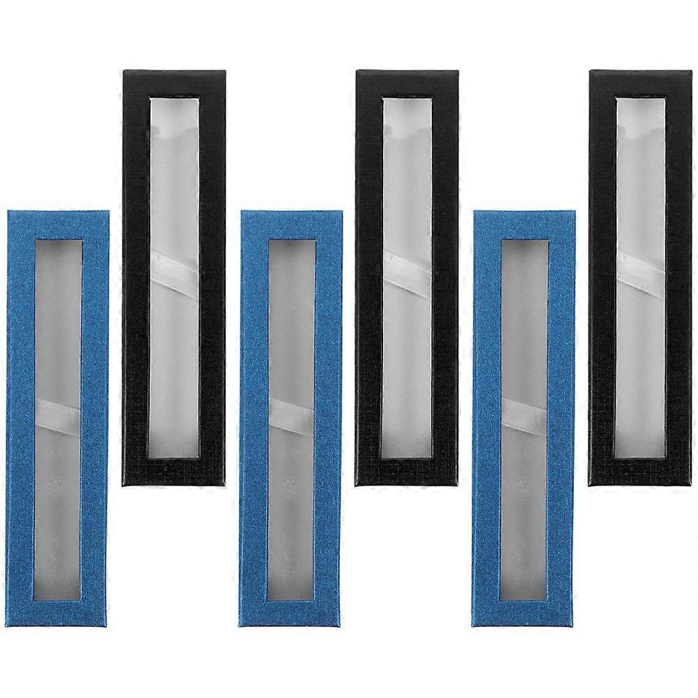 Paper Pen Boxes with Clear Window for Pen Storage 18Pcs Set