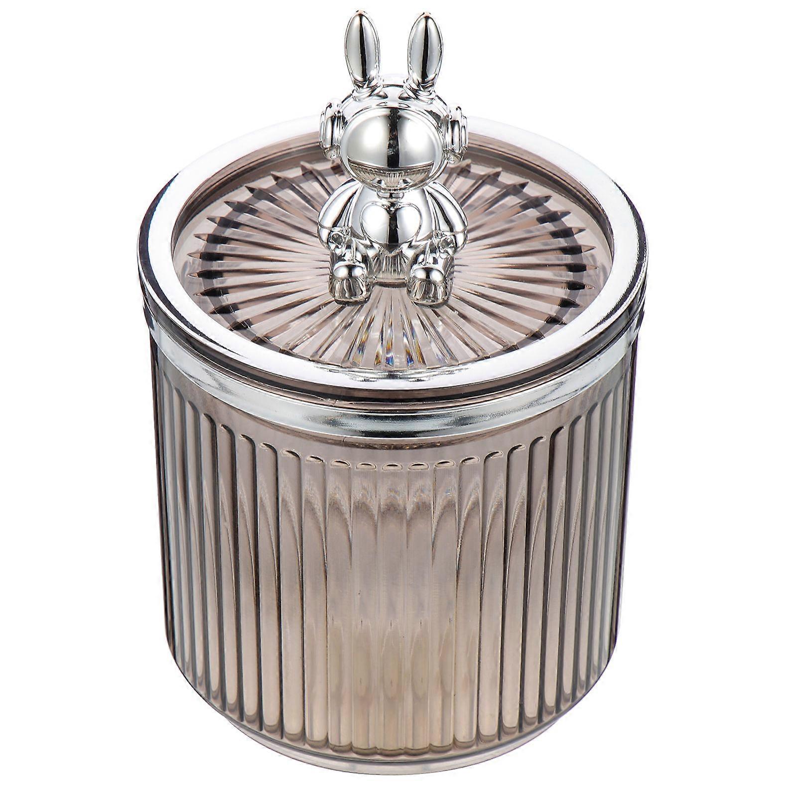 Multifunctional Storage Jar for Storage 3Pcs Acrylic Transparent with Lid