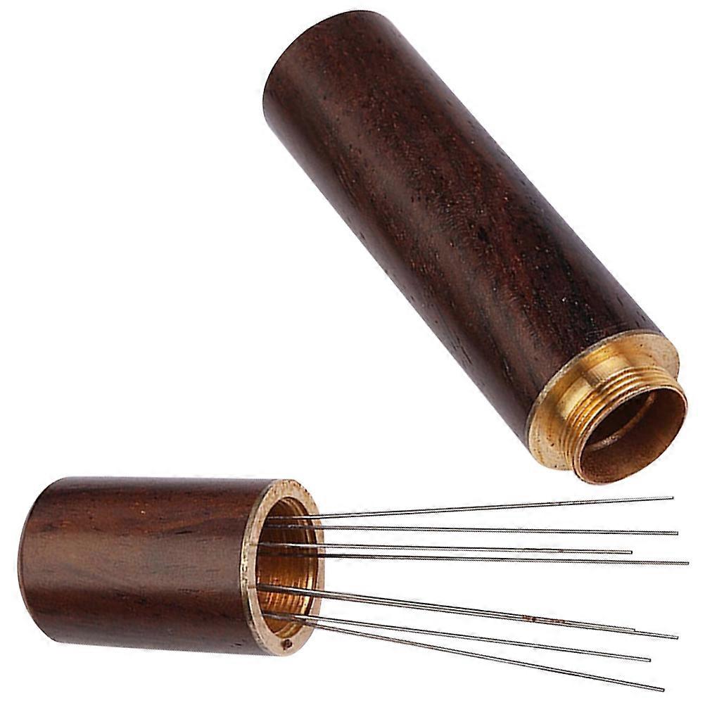 Espresso Coffee Stirring Tool with Stand and Wood Handle 4Pcs for Espresso