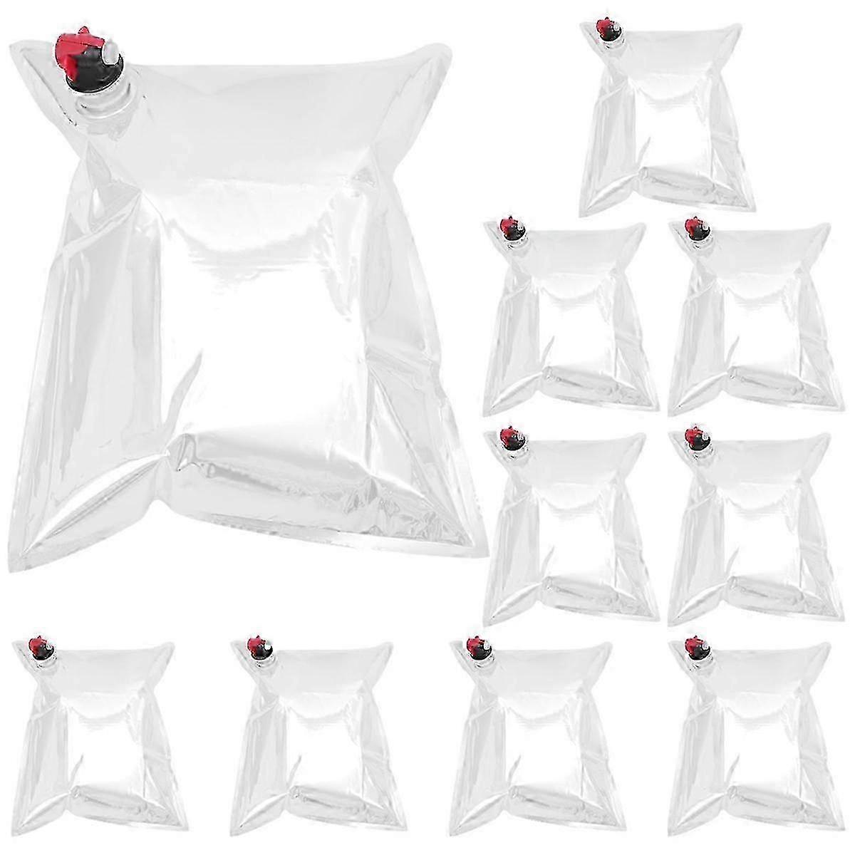 5L Wine Purse Refill Bags (10 Count) & Replacement Bladders - Ideal for Wine Carriers