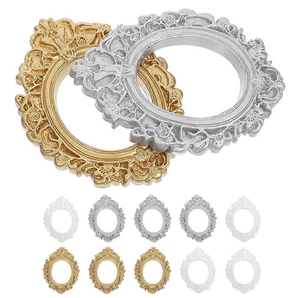 Mini Photo Frame Resin Crafts for Decoration 36Pcs in Assorted Colors