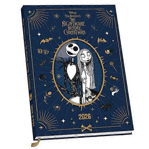 The Nightmare Before Christmas 2026 Jack and Sally A5 Diary