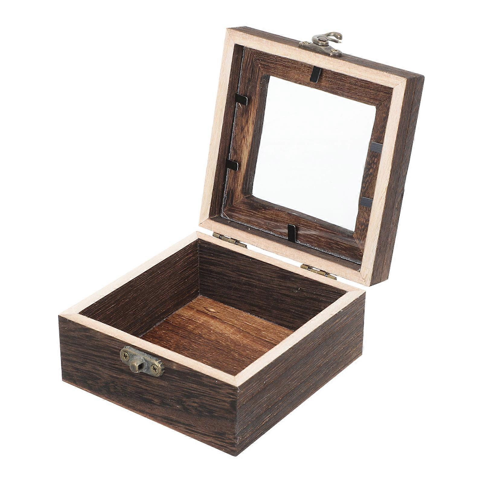Display Case Frame For Photos Storage Insects Wood Retro 1Pcs