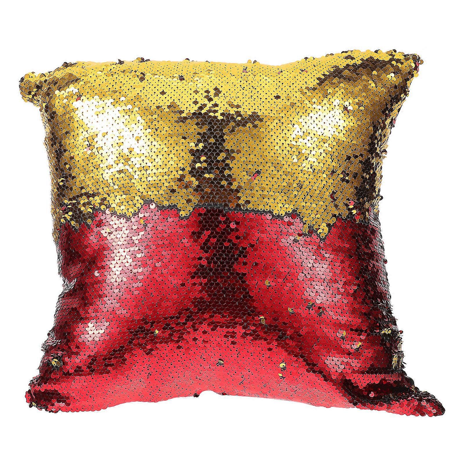 Glitter Pillow Covers Creative DIY Sequins Throw Pillow Covers 6 Pieces