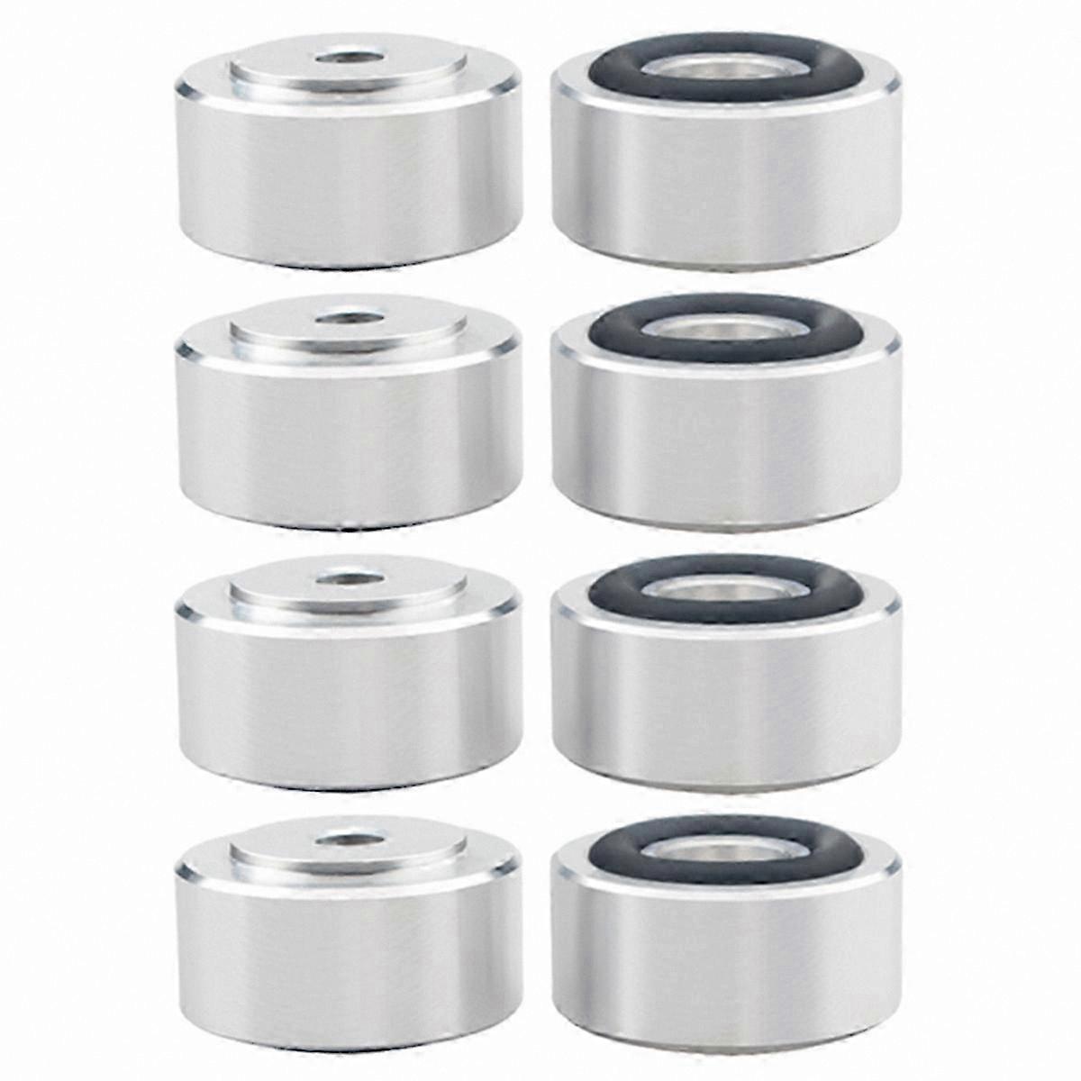 8 Pieces Hi-Fi Speaker Absorber Pads for Amplifier Shock Absorption Feet Stabilizers