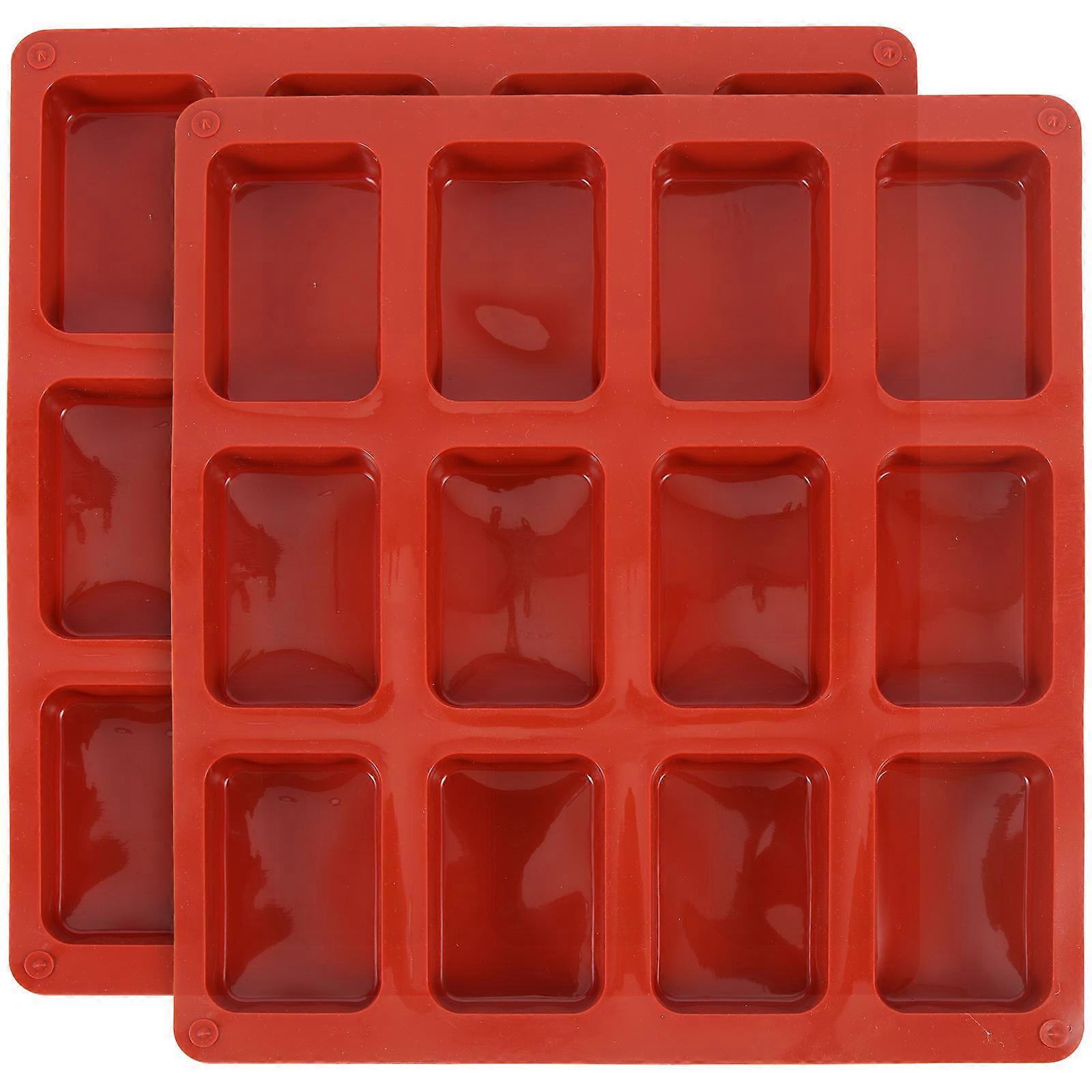 Mini Bread Pan Non-Stick Silicone Mold for 10Pcs Baking Supplies