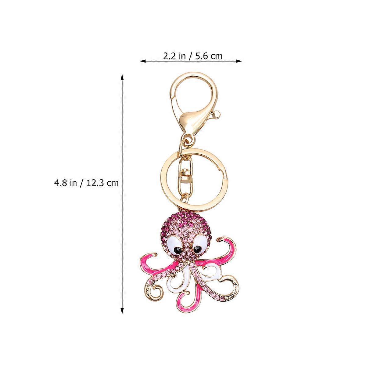 Key Ring Rhinestone for Keys Holding 3Pcs