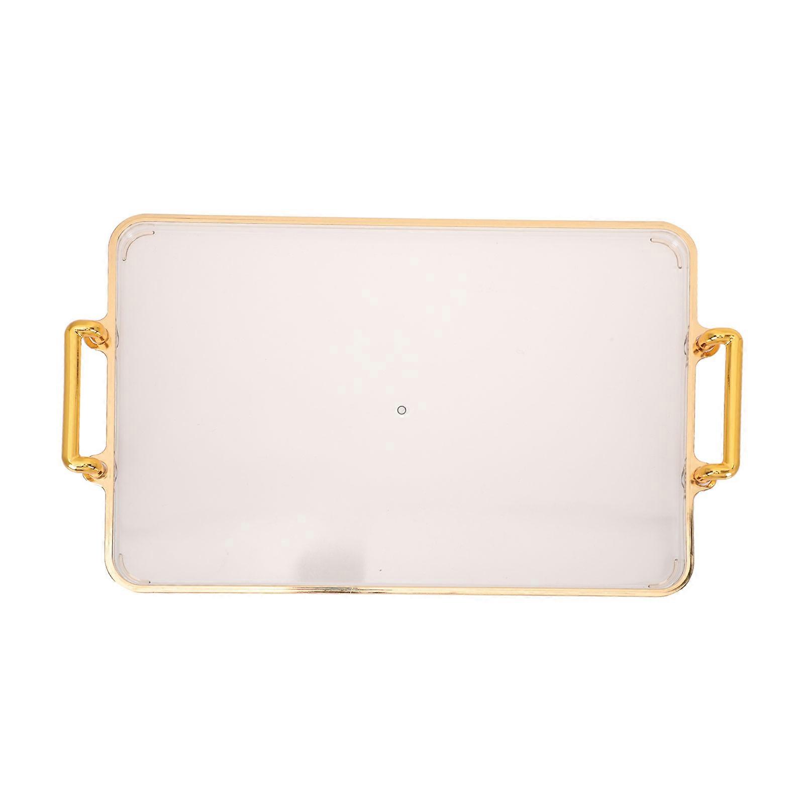 Decorative Tray For Kitchen Counter Multi-Function Dessert Plate For Home Use 30x18.5cm Rectangular Food Storage 1Pack