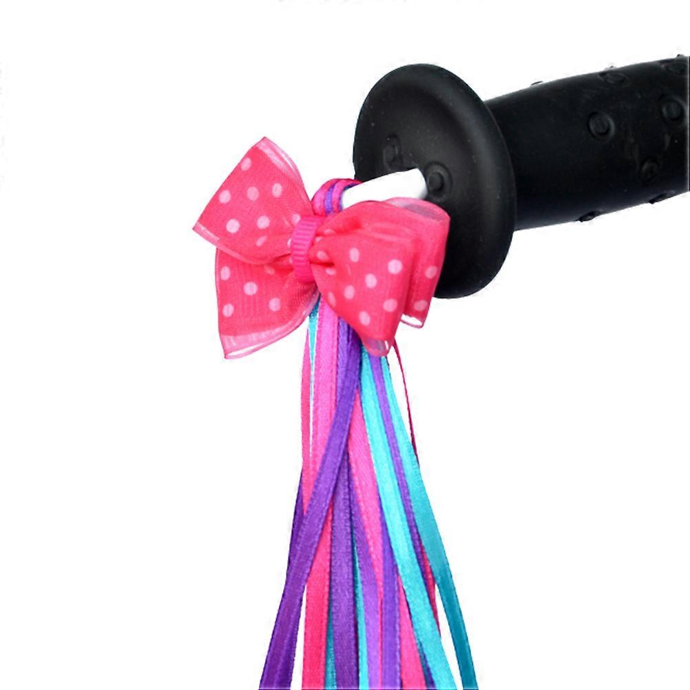 Scooter Cloth Tassel Handlebar Ribbon For Kids Bikes Tricycles Easy To Install Decoration 1 Pair