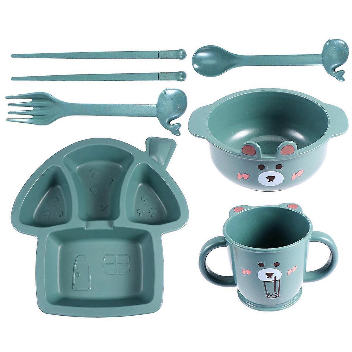 Toddler Forks And Spoons Child Tableware Set Mealtime Safe For Children PP Fiber 6Pcs