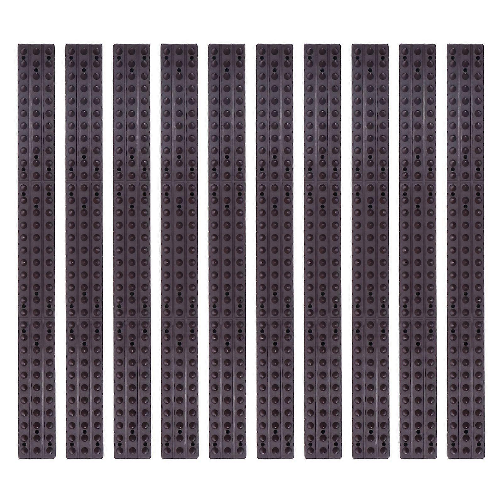 10Pcs Bird Repellent Spikes Plastic Defend Cat Repellent Accessory for Fences Eaves Windowsills Balconies