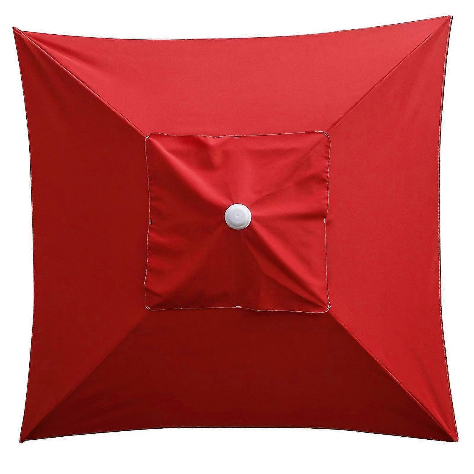 Garden Umbrella, Table Parasol Umbrella--Red