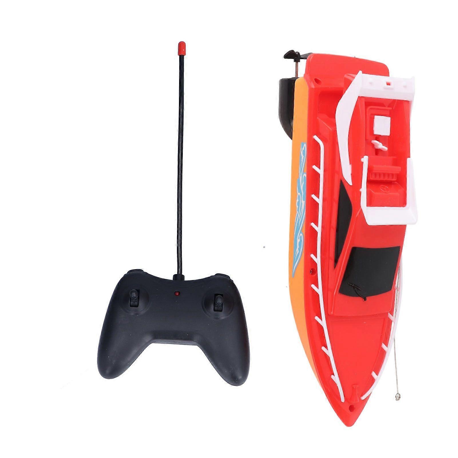 Wireless Remote Control Boat 2.4Ghz Radio Controlled Boat High Speed Race Boat ToysRed