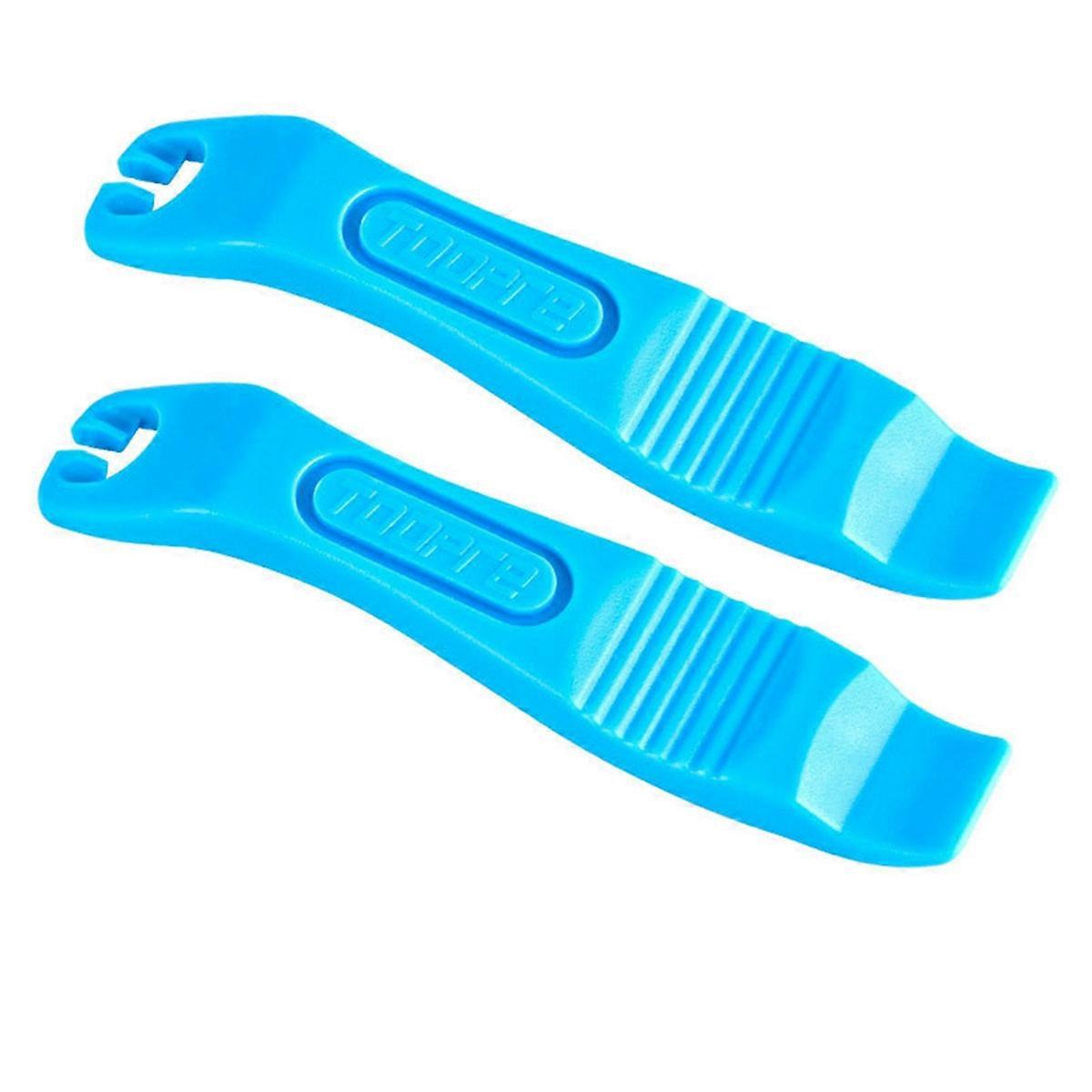  2pcs bike tire levers blue