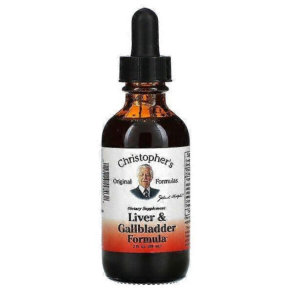 Christopher's Original Formulas, Liver & Gallbladder Formula, 2 fl oz (59 ml)