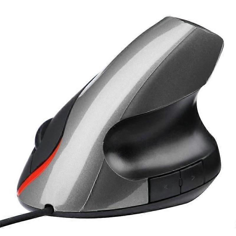 Luxora Ergonomic Design USB Vertical Optical Healing Mouse for PC Computer and Laptop - Gray