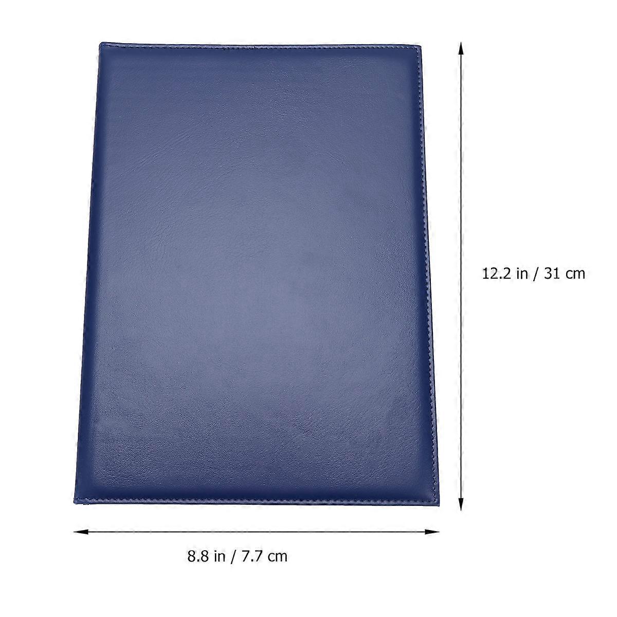 A4 Blue Certificate Cover Folder For Award Presentation At Home, School, Office, And Important Places In Protective Case 1Pack