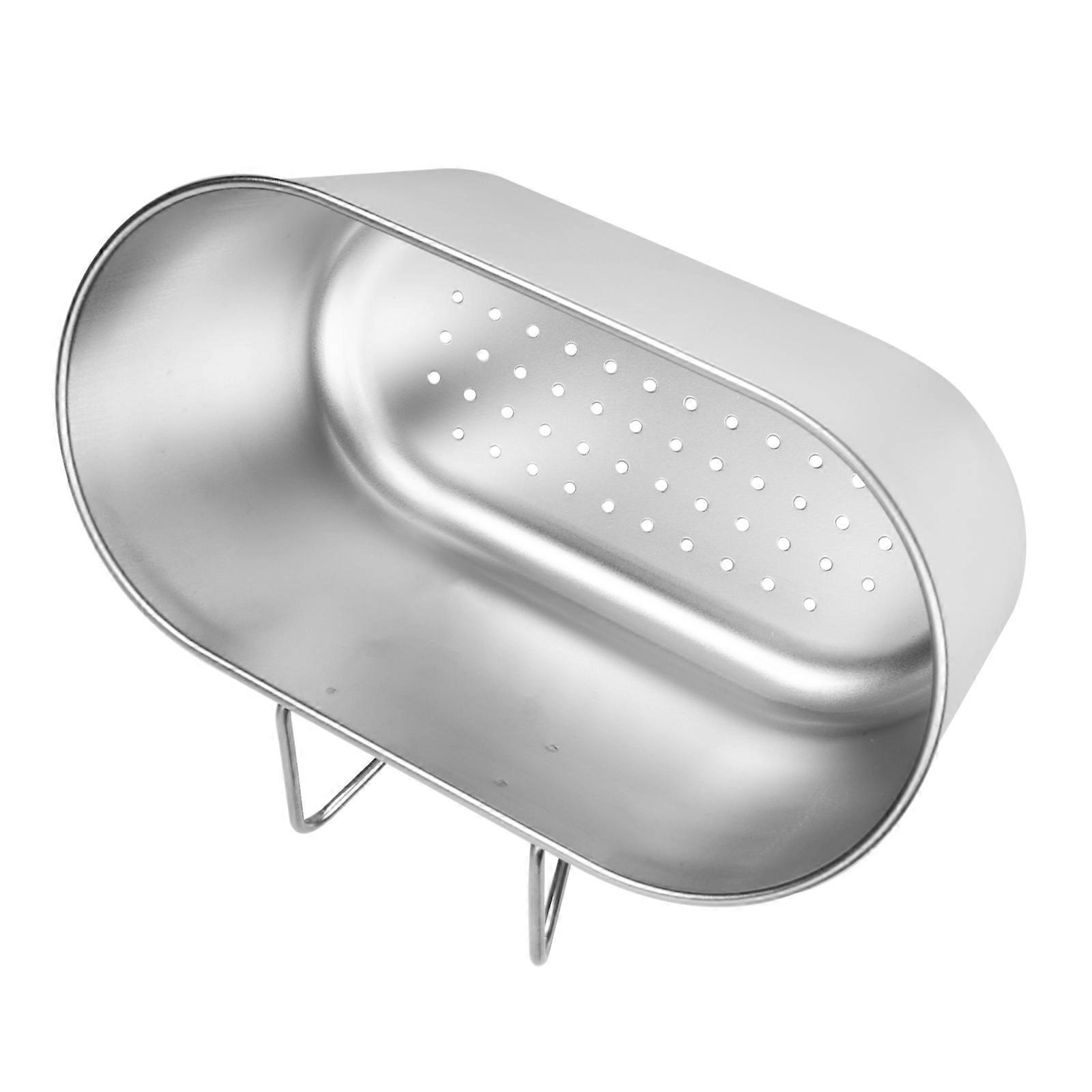 Sink Corner Drain Basket for Kitchen Waste 5Pcs Silver Organizer