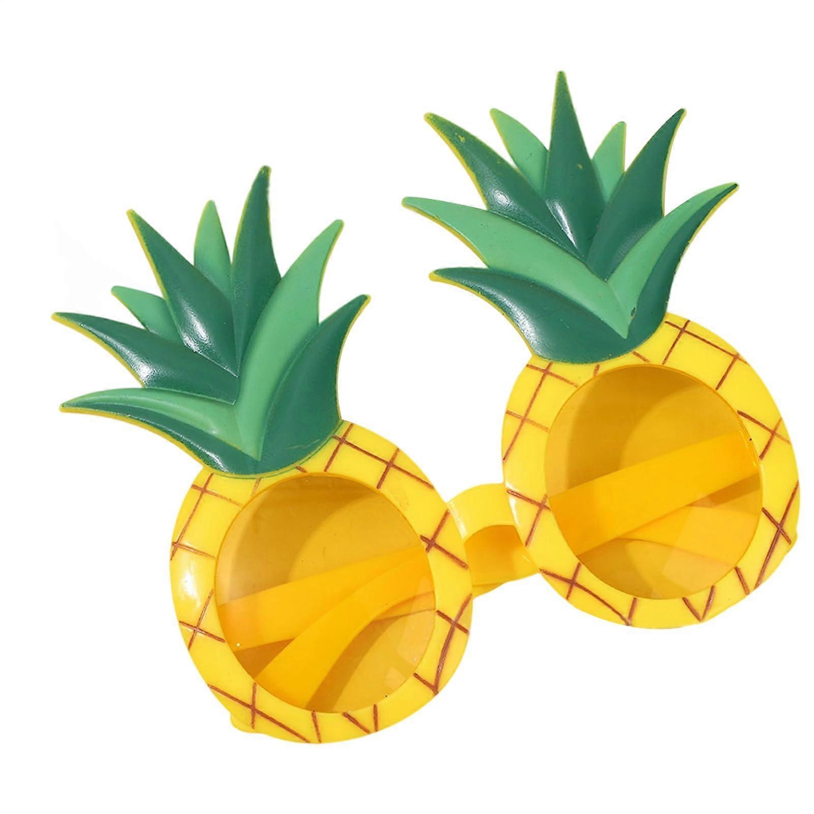 Hawaiian Glasses Toddler Play Sunglasses Pineapple Eyewear Unisex Kids Beach Travel Sunglasses