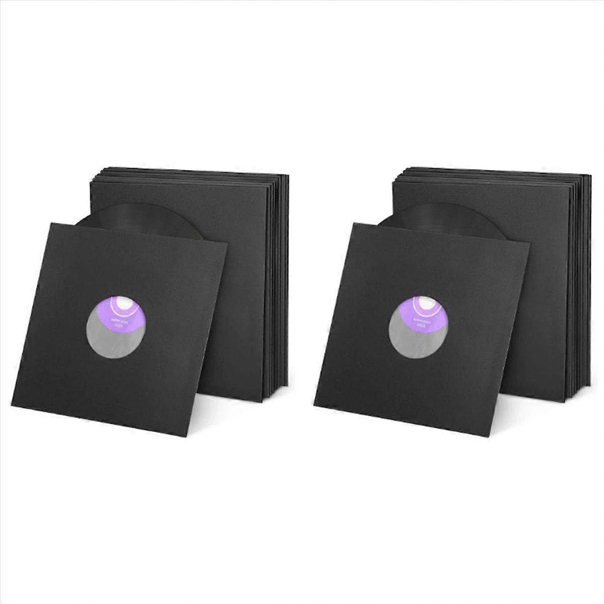 20Pcs Record Bag Vinyl Record Protective Sleeve Paper Standard Storage Outer Protector Vinyl Record