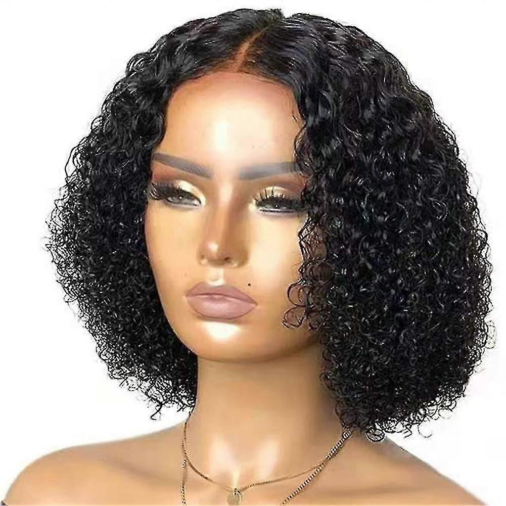 Deep Wave Short Wig, Brazilian Curly Virgin Human Hair Wigs Short