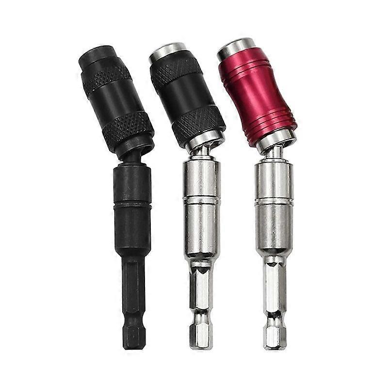 3Pcs Magnetic Pivot Drill Bit Holder,A