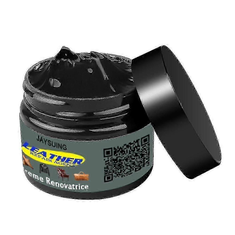 Läderfärgreparationspasta Läderpoleringsfärgningsmedel Fläckvaxkräm för