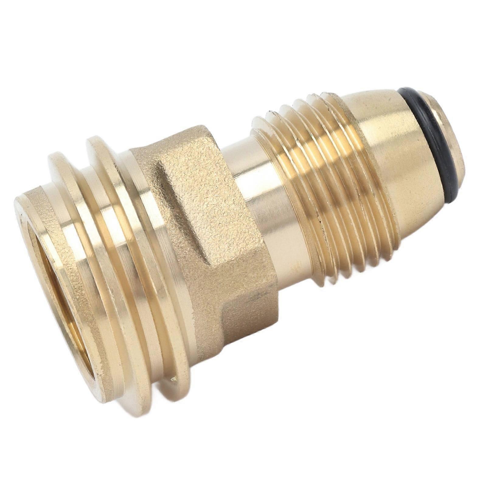 Propane Tank Brass Fittings Adapter Converts LP TANK POL Service Valve to QCC1 Type1 Hose, Propane Tank Adapter Fitting