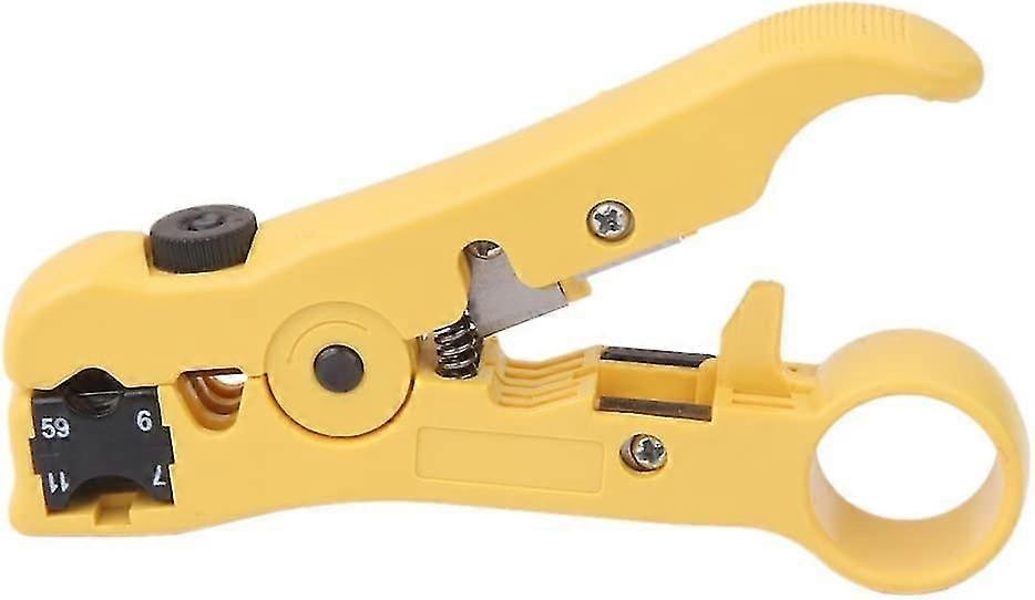 Coaxial Cable Stripper Coax Stripping Tool For Rg59/6/7/11 / Reversible Cassette, Cable Cutter Function