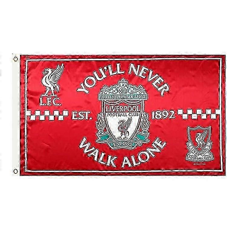 Liverpool Flags 3x5ft/90x150cm,vivid Color And Uv Fade Resistant, Polyester With Tunnel And Double S 26s
