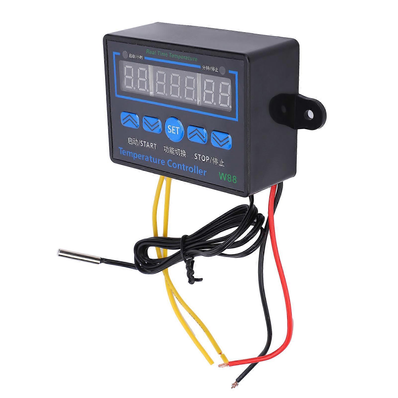 High Temperature Controller 3‑Display Multifunctional Control Switch W88 ‑19~99℃