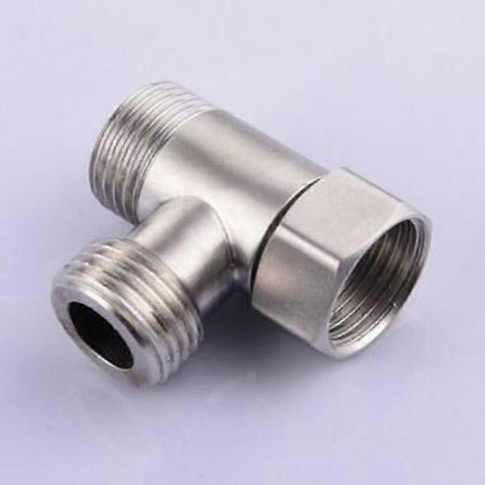 Bath Bidet Sprayer T-Valve Adapter G1/2 for Shower and Toilet Connection Hwy