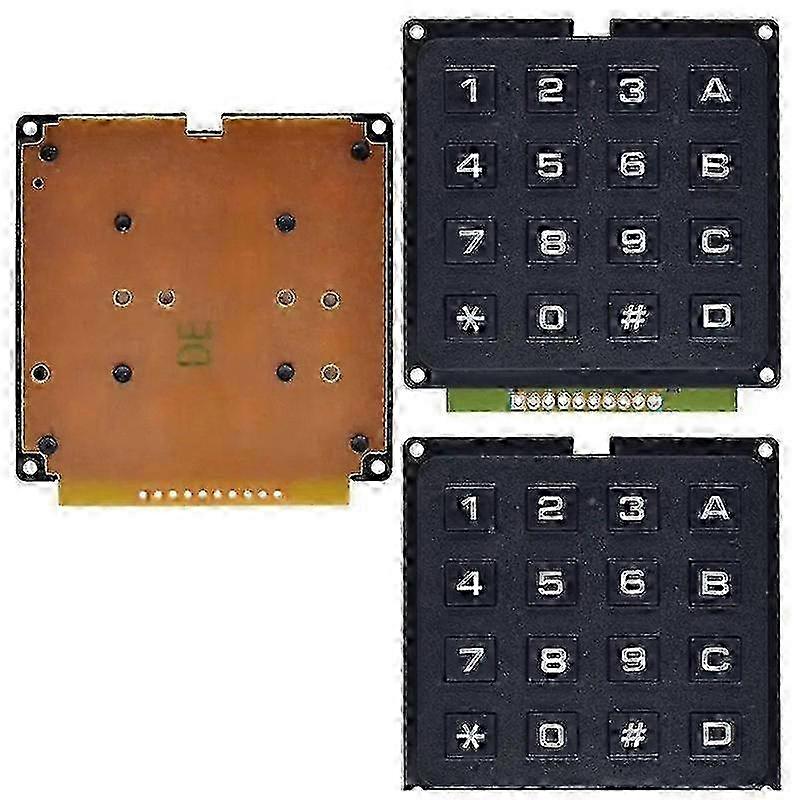 3 Pcs 16 Key Keyboard Modules Matrixes Array Modules Keyboard Lndustrial Keyboard with Industry Scanning