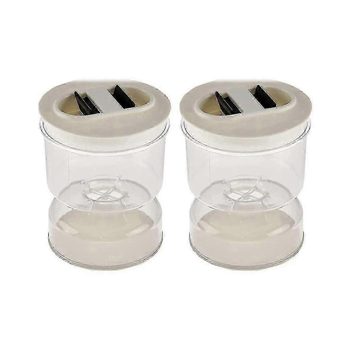 2pcs Tank Dry And Wet Separation Kitchen Supplies Fermentation Set Juice Separation Container-mxbc