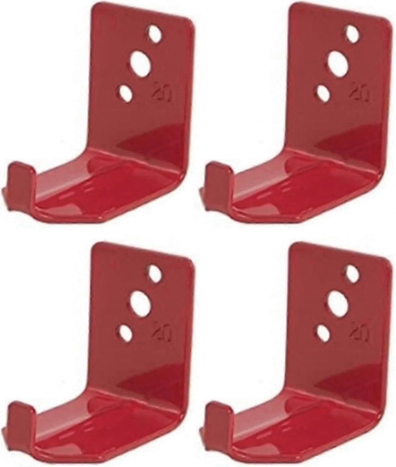 消火器用4個消火器マウント、乾式化学薬品および消水器用ユニバーサル消火器フックウォールブラケットホルダー