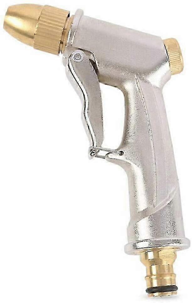 مسدس غسيل السيارات عالي الضغط ، مسدس رش الحديقة ، دش اليد في الحديقة ، طقم فوهة خرطوم تدفق الحديقة مع فوهة نحاسية لغسيل السيارات ، ري الحديقة ، ش