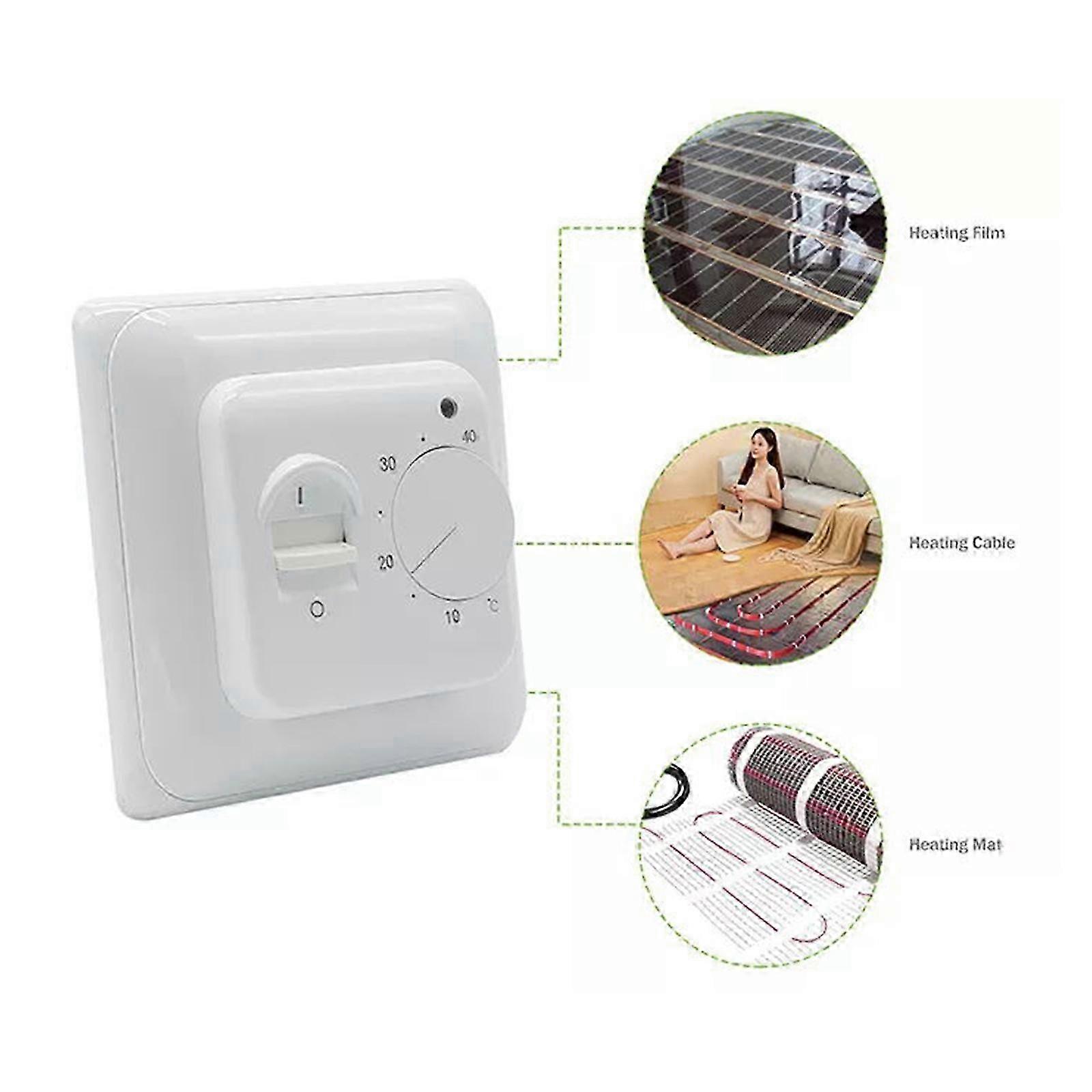 Floor Heating Thermostat Limit Sensor 16A Electronic Heating Thermostat Underfloor Heating Controller Edition 1110